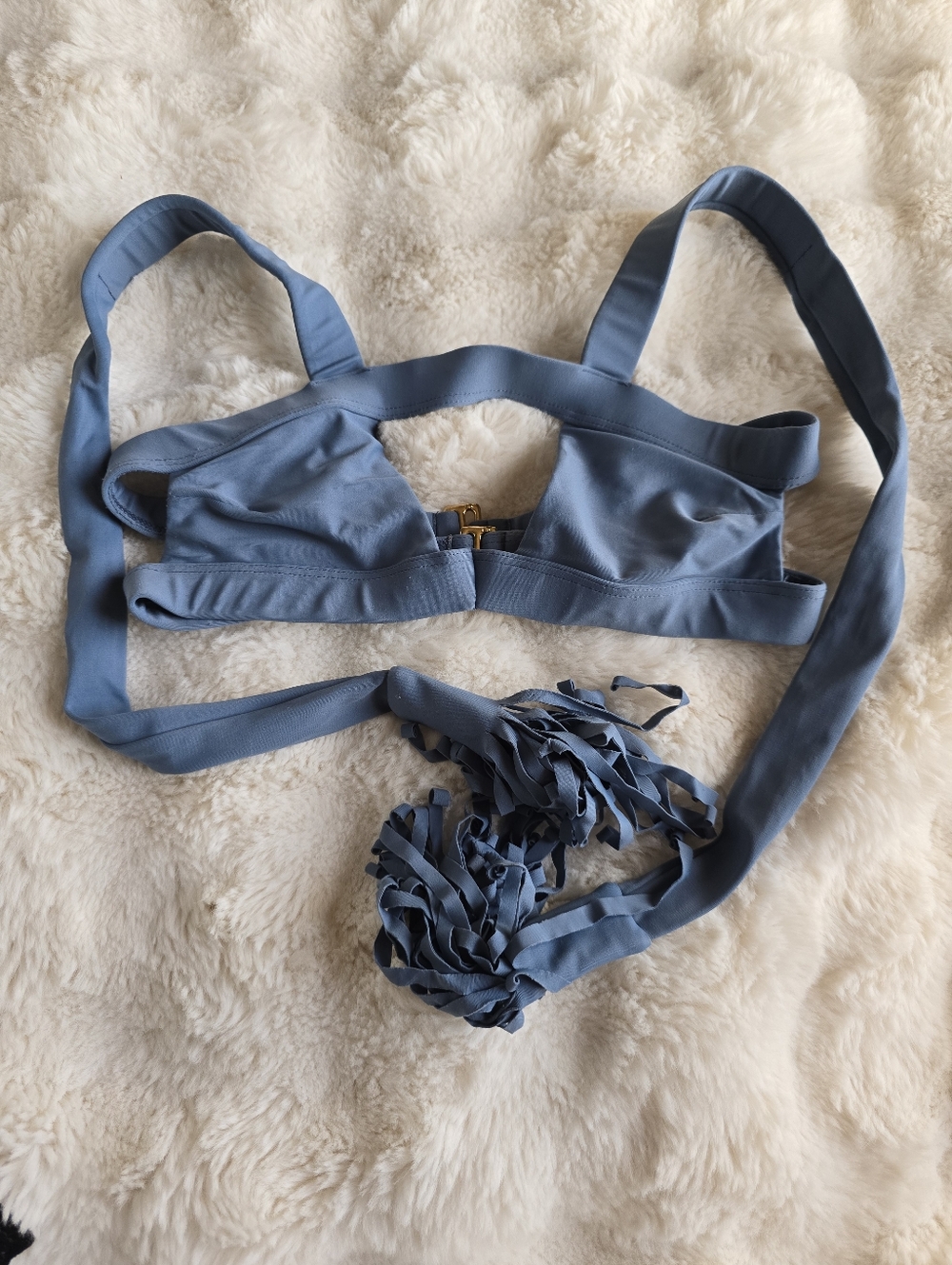 Montce Swim Blue Bikini Top